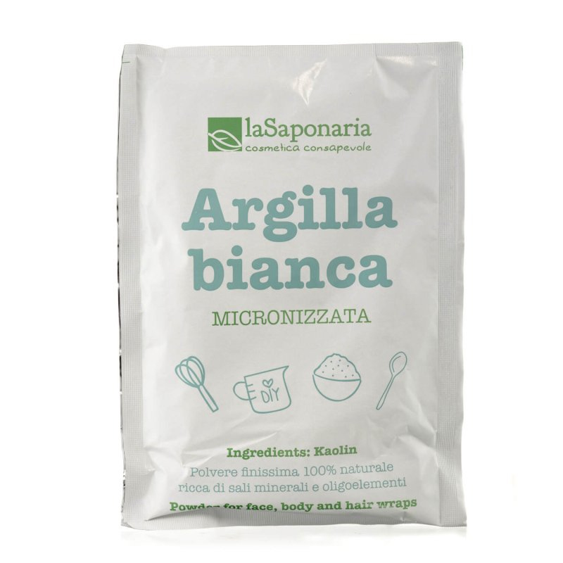 Argilla Bianca micronizzata - La Saponaria - Materie prime