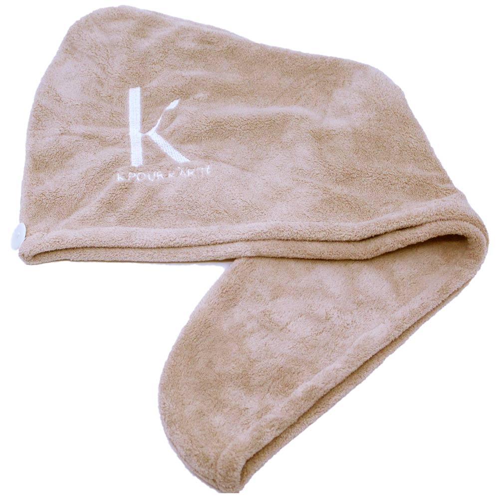 Asciugamano per capelli in microfibra - K pour Karitè
