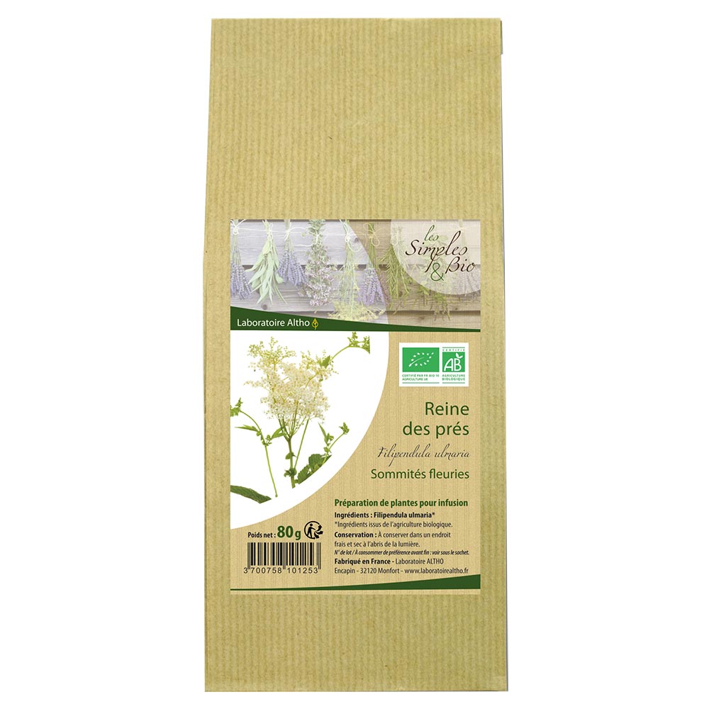 Regina dei prati bio per infusi o tisane 80 g - Laboratoire Altho