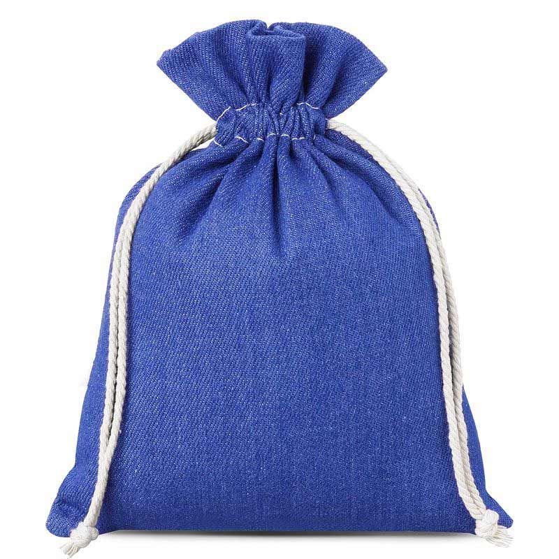 Sacchetto in jeans blu BioVeganShop