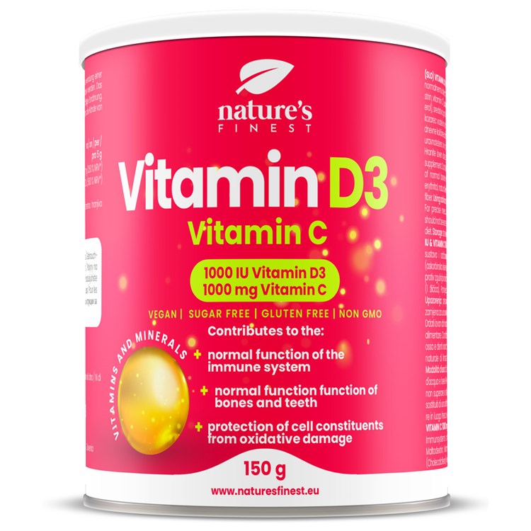 VITAMINA D3 + VITAMINA C - INTEGRATORE Nature's finest Nature's finest