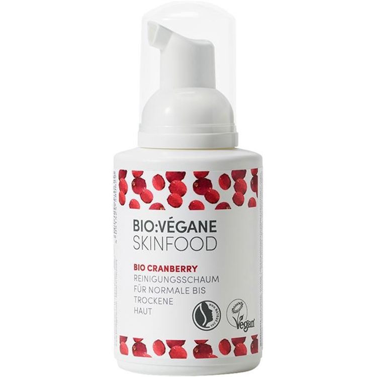 CRANBERRY - MOUSSE DETERGENTE VISO - 100 ML Bio:Végane skinfood Bio:Végane skinfood