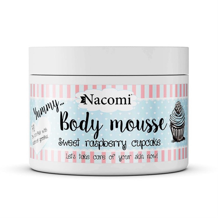 MOUSSE CORPO IDRATANTE “SWEET RASPBERRY CUPCAKE” Nacomi Nacomi