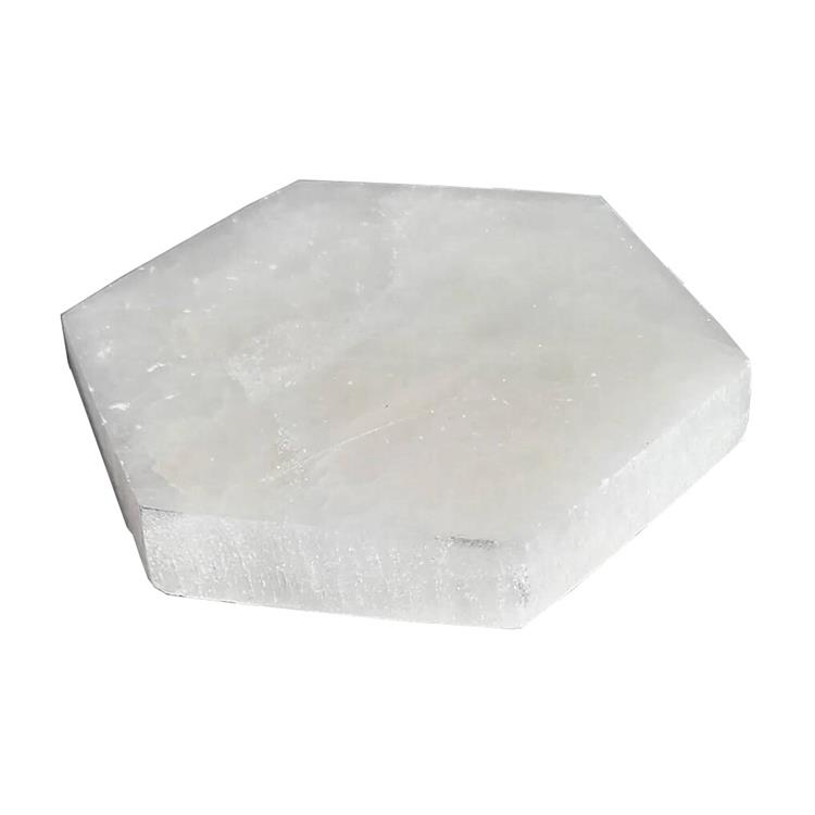 PLACCA ESAGONALE DI SELENITE *Non più assortito *Non più assortito