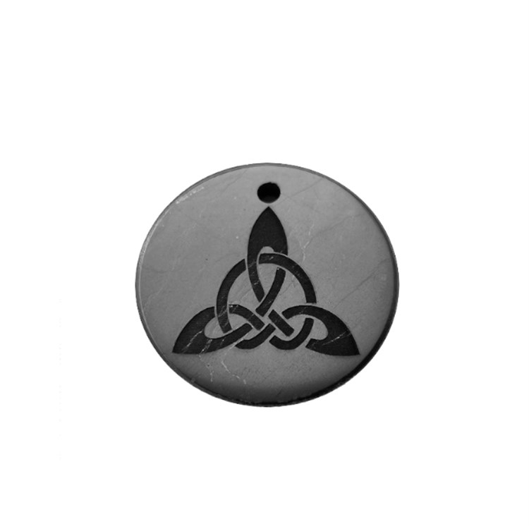 PENDENTE DI SHUNGITE - NODO CELTICO Cristalli e altro Cristalli e altro