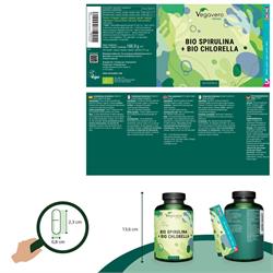 SPIRULINA + CHLORELLA - INTEGRATORE Vegavero