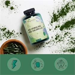 SPIRULINA + CHLORELLA - INTEGRATORE Vegavero