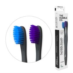 SPAZZOLINO DA DENTI - DUO PACK Blu e Viola The Humble Co.