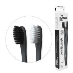 SPAZZOLINO DA DENTI - DUO PACK Nero e Bianco The Humble Co.