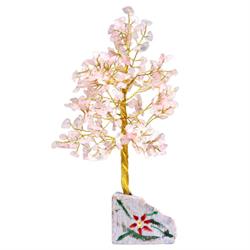 ALBERO DI GEMME - QUARZO ROSA 320 gemme Cristalli e altro