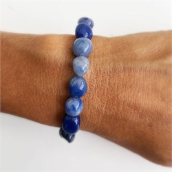 BRACCIALE PEPITA - AVVENTURINA BLU Cristalli e altro