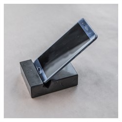 PORTA SMARTPHONE IN SHUNGITE LUCIDA Cristalli e altro