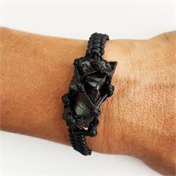 BRACCIALE MACRAMÈ - SHUNGITE ELITE zzz Elements of Nature