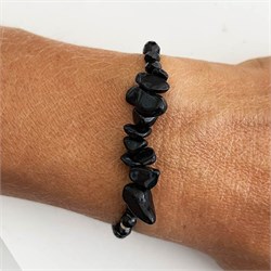 BRACCIALE CHIPS CROWN - ONICE NERA *Non più assortito