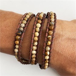 BRACCIALE CHARM - DIASPRO DEL PAESAGGIO zzz Elements of Nature