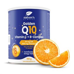 GOLDEN Q10 + VITAMINA C + B-COMPLEX - INTEGRATORE Nature's finest