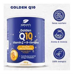 GOLDEN Q10 + VITAMINA C + B-COMPLEX - INTEGRATORE Nature's finest