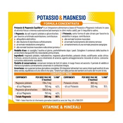 POTASSIO & MAGNESIO - FORMULA CONCENTRATA *Non più assortito