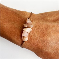 BRACCIALE CHIPS LINE - PIETRA DEL SOLE Cristalli e altro