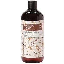 FAMILY - SHAMPOO-DOCCIA  VANIGLIA & AVENA  500 ml Bioearth