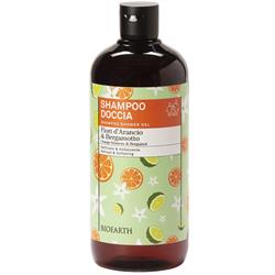 FAMILY - SHAMPOO-DOCCIA  FIORI D'ARANCIO & BERGAMOTTO  500 ml Bioearth