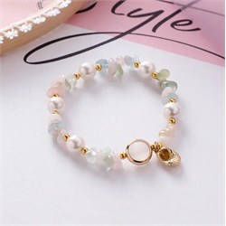 BRACCIALE CHIPS PEARL - MORGANITE Cristalli e altro