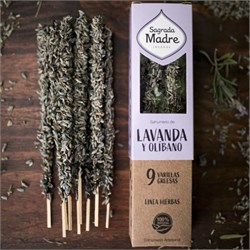INCENSO  HIERBAS  FIORI DI LAVANDA & OLIBANO - SAGRADA MADRE Incensi & Accessori