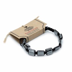 BRACCIALE  SHAMBALLA  EMATITE - RETTANGOLI Cristalli e altro