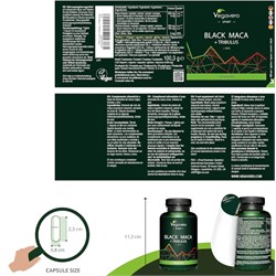 BLACK MACA + TRIBULUS + ZINCO - INTEGRATORE Vegavero