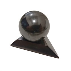 SFERA E SUPPORTO IN SHUNGITE LUCIDA Cristalli e altro