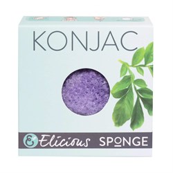 KONJAC SPONGE VISO - LAVANDA Elicious