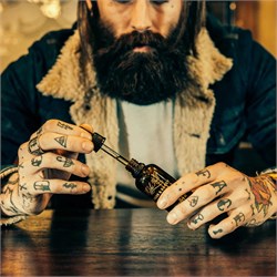 BOOZE & BACCY BEARD OIL BY RICKI HALL Captain Fawcett's
