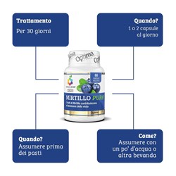 MIRTILLO PURO - INTEGRATORE Optima Naturals