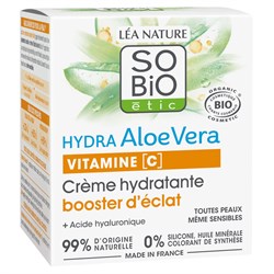 HYDRA ALOE - CREMA IDRATANTE BOOSTER DI LUMINOSITÀ - VIT C So'Bio étic