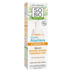 HYDRA ALOE - SIERO 24H IDRATANTE BOOSTER DI LUMINOSITÀ - VIT C So'Bio étic