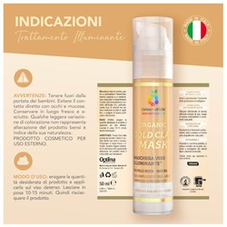 GOLD CLAY - MASCHERA VISO ILLUMINANTE Optima Naturals