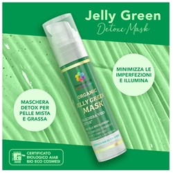 JELLY GREEN - MASCHERA VISO DETOX Optima Naturals