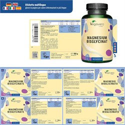 MAGNESIO BISGLICINATO - INTEGRATORE NATURALE Vegavero