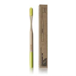 SPAZZOLINO DA DENTI IN BAMBOO - SETOLE MORBIDE Giallo Himalaya