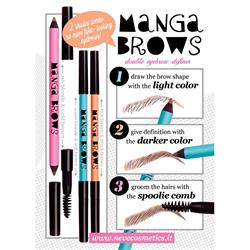 MANGA BROWS - ASH BLONDE & COLD BROWN Neve Cosmetics