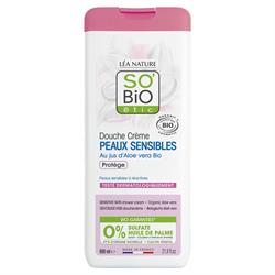 DOCCIA-CREMA PELLE SENSIBILE E REATTIVA  ALOE VERA  650 ml So'Bio étic