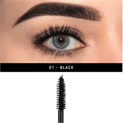 EYELASH MASCARA  01 BLACK  Liquidflora