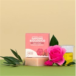 SAPONE  ARGAN & ROSA  Officina dei Saponi