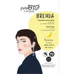  BRENDA  MASCHERA VISO PELLE SECCA 2 - Banana PuroBio