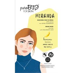  MIRANDA  MASCHERA VISO PELLE GRASSA 2 - Banana PuroBio