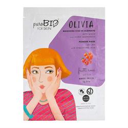  OLIVIA  MASCHERA VISO PEEL-OFF PELLE GRASSA 1 - Frutti rossi PuroBio