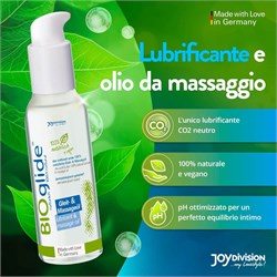 LUBRIFICANTE E OLIO MASSAGGIO 2in1 BioGlide