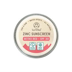 MINI ZINC SUNSCREEN  RETRO RED  - SPF 30 Suntribe