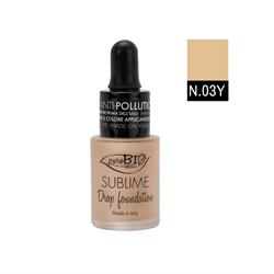 DROP FOUNDATION  SUBLIME  SOTTOTONO GIALLO 03Y PuroBio