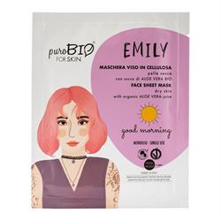  EMILY  MASCHERA VISO IN CELLULOSA PELLE SECCA 1 - Good Morning PuroBio